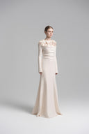L'ALLÉE • Celestia Draped Crystal Maxi Dress