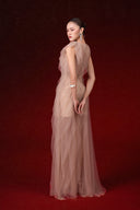 Katherine Illusion Mesh Twist Gown for women, from JOSEPHINE, The Viet Concept 