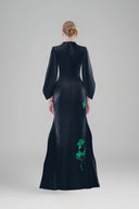 Lily Noir - Sculpted Elegance Black Evening Dress for women, from Tiny Ink, The Viet Concept