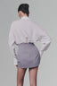 White Shift-Collar Linen Shirt for women, from Keira Tong, The Viet Concept 