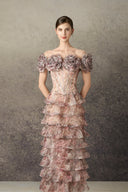 ROSEE de MATIN • Rose Parten Ruffler Midi Dress