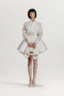 Romy Couture Luminous High-Low Organza Taffeta Skirt for women, from WHITE PLAN, The Viet Concept 