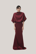  Red Velvet Xuan Di Straight Batwing Sleeved Satin Top for women, from TINH, The Viet Concept 