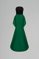 Celestine Crystal Draped Bustier Mermaid Evening Gown for women, from IHF ATELIER, The Viet Concept 
