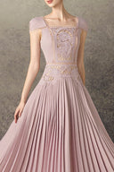 ROSEE de MATIN • Rose Embroidery Midi Dress