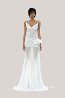 White Polka Dress for women, from Huelley Rose, The Viet Concept 
