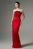 Yasmin Silk Taffeta Strapless Crystal-Embellished Bodycon Gown for women, from 21SIX, The Viet Concept
