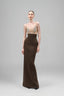 Nude Serilda Bodycon Scoop Neck Mesh Bodysuit for women, from Maison Des Copains, The Viet Concept 