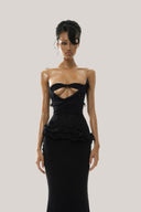 Black Sok Vy Maxi Dress for women, from Huelley Rose, The Viet Concept 