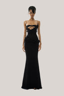 Black Sok Vy Maxi Dress for women, from Huelley Rose, The Viet Concept 