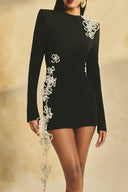Rosalie 3D Crystal Mini Cocktail Dress for women, from L'SCARLETT, The Viet Concept