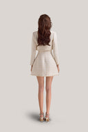 Cream Opaline With Mini Dress And Blazer for women, from Calista, The Viet Concept 