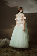 Persephone Hand-Embellished Floral Satin & Tulle Maxi Dresss for women, from LINH PHUNG, The Viet Concept