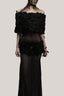 Snapper Sheath Flower Applique Chiffon Floor Length Dress for women, fro m DAS LA VIE, The Viet Concept 