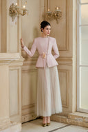 Clémence Luxury Jacquard Blazer for women, from CALISTA, The Viet Concept 