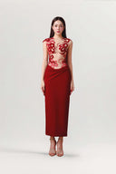 Ethereal Crest Cape Gown for women, from DO LONG, The Viet Concept 
