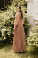 Rosina Embroidered Elegance Long Sleeve Gown for women, from JOSEPHINE, The Viet Concept 