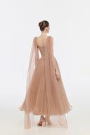 Penelope Sculpted Corset Draped Maxi Dress for women, from JOSEPHINE, The Viet Concept 