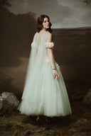 Persephone Hand-Embellished Floral Satin & Tulle Maxi Dresss for women, from LINH PHUNG, The Viet Concept