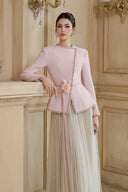 Clémence Luxury Jacquard Blazer for women, from CALISTA, The Viet Concept 