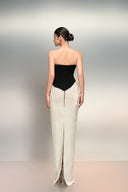 Shamsa Crystal Petal Silk Taffeta Evening Gown for women, from 21SIX, The Viet Concept