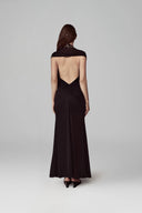 Black Amariel Maxi Dress for women, from POEM, The Viet Concept