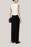 Tilia Hourglass Shawl Neck Twill Vest for women, from HOBB, The Viet Concept 