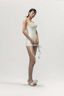 Aurora Sprout Sculpted Corset Mini Dress for women, from DAS LA VIE, The Viet Concept