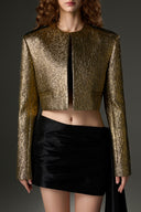 Auric Eclipse Cropped Couture Blazer for women, from IHF STUDIO, The Viet Concept