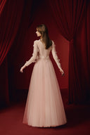  Akina 3D Lace Appliqué Tulle A-Line Evening Gown for women, from JOSEPHINE, The Viet Concept