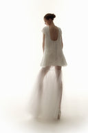 Primevality Sequin Chiffon Cowl Mini Dress for women, from SORAMAME, The Viet Concept