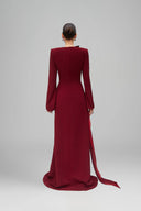 Elenor II Long Sleeve Maxi Dress for women, from Jenny K Tran, The Viet Concept 