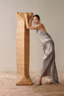 LECIA • Éclat Silver Karl Mayer Evening Gown