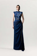 GVLUX • Nocturne Atelier Sculpted Denim Gown
