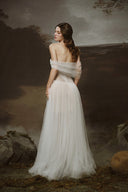 LINH PHUNG • Seraphine Couture Draped Tulle Corset Maxi Gown