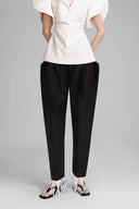 White Sculpted Petal Top for women, from Lecia, The Viet Concept 