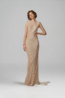 Ondine Ivory Lace Tulle Evening Gown for women, from POEM, The Viet Concept