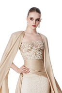 Regal Drape Architectural Lace Gown for women, from MR CRAZY & LADY SEXY, The Viet Concept 