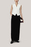 Tilia Hourglass Shawl Neck Twill Vest for women, from HOBB, The Viet Concept 