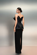 Reem Éclat Strapless Silk Taffeta Evening Gown for women, from 21SIX, The Viet Concept