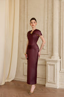 CALISTA • Caelis Gold Flower Column Dress