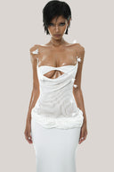 White Sok Vy Maxi Dress for women, from Huelley Rose, The Viet Concept 
