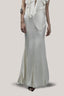 Goby Trumpet Side Slit Silk Maxi Skirt for women, from DAS LA VIE, The Viet Concept 