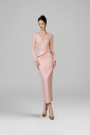 Pink Velisse Maxi Dress for women, from CALISTA, The Viet Concept 