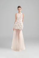 Flarin Mermaid Flower Applique Lace Floor Length Dress for women, from ARTI APPAREL, The Viet Concept 
