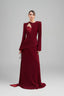 Elenor II Long Sleeve Maxi Dress for women, from Jenny K Tran, The Viet Concept 