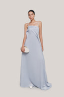 Bich Tuyen A-line Spaghetti Strap Silk Organza Floor Length Dress for women, from TINH, The Viet Concept