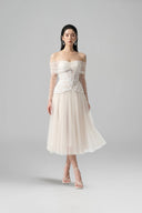 Marilyn Off-Shoulder Lace & Tulle Corset Evening Gown for women, from 21SIX, The Viet Concept