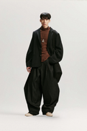 Plate Pleated Denim Pants for men, from AIN, The Nam Concept 