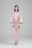 Ilaria Straight Poet Sleeved Organza Shirt for women, from Lam Khue, The Viet Concept 